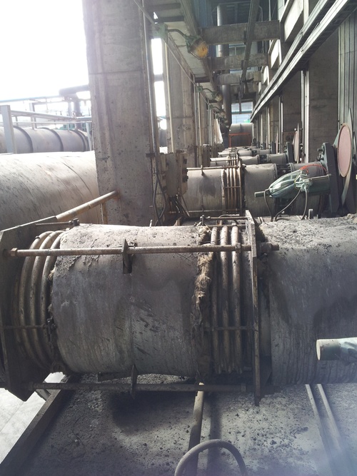 包頭吉宇鋼鐵安裝現場